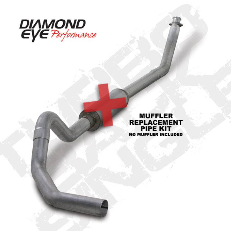 Picture of Diamond Eye Performance DEP Turbo Back Exhaust Kit AL - K4212A-RP