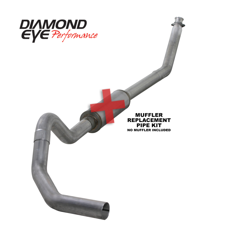 Picture of Diamond Eye Performance DEP Turbo Back Exhaust Kit AL - K4212A-RP