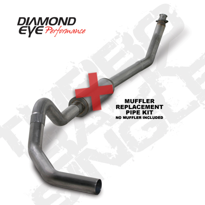 Picture of Diamond Eye Performance DEP Turbo Back Exhaust Kit SS - K4212S-RP
