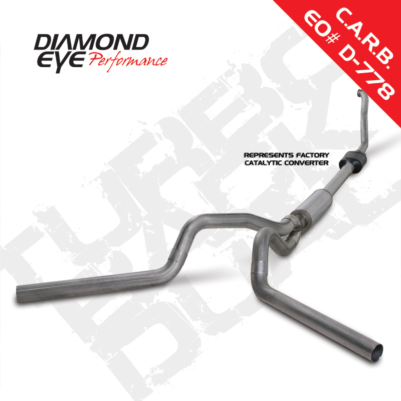 Picture of Diamond Eye Performance DEP Turbo Back Exhaust Kit SS - K4308S