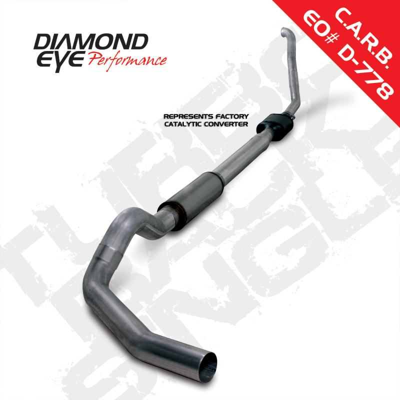 Picture of Diamond Eye Performance DEP Turbo Back Exhaust Kit SS - K5314S