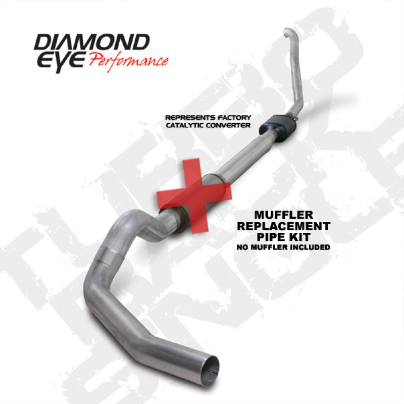 Picture of Diamond Eye Performance DEP Turbo Back Exhaust Kit AL - K5314A-RP