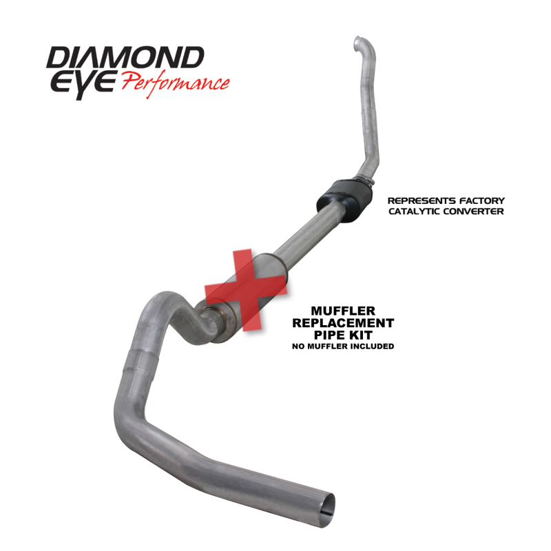 Picture of Diamond Eye Performance DEP Turbo Back Exhaust Kit AL - K4306A-RP