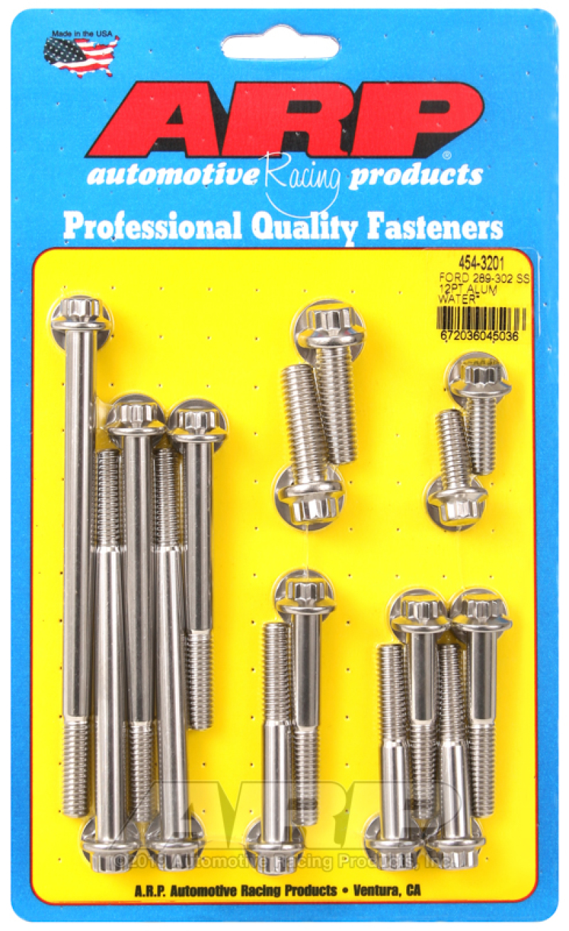 Picture of ARP Timing/Water Pump Bolt Kit Front Hardware Kits - 454-3201