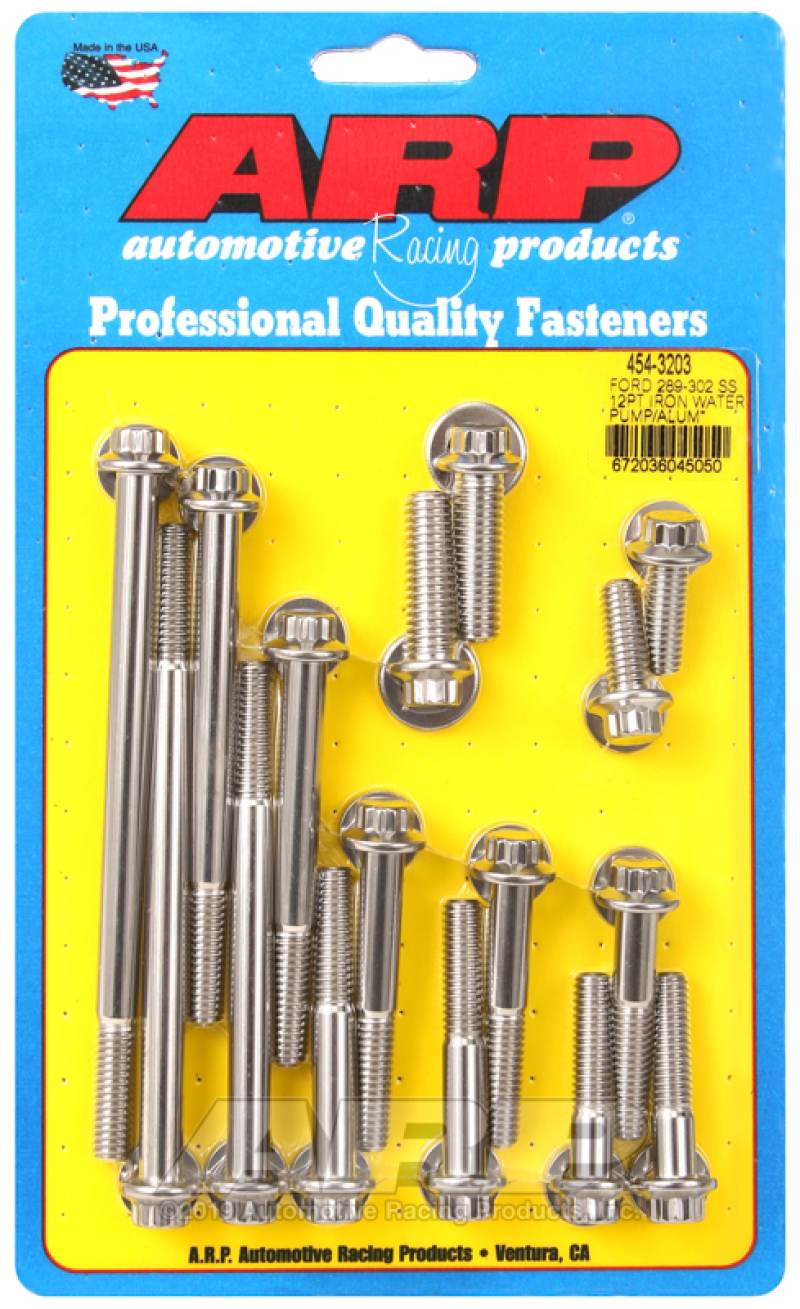Picture of ARP Timing/Water Pump Bolt Kit Front Hardware Kits - 454-3203