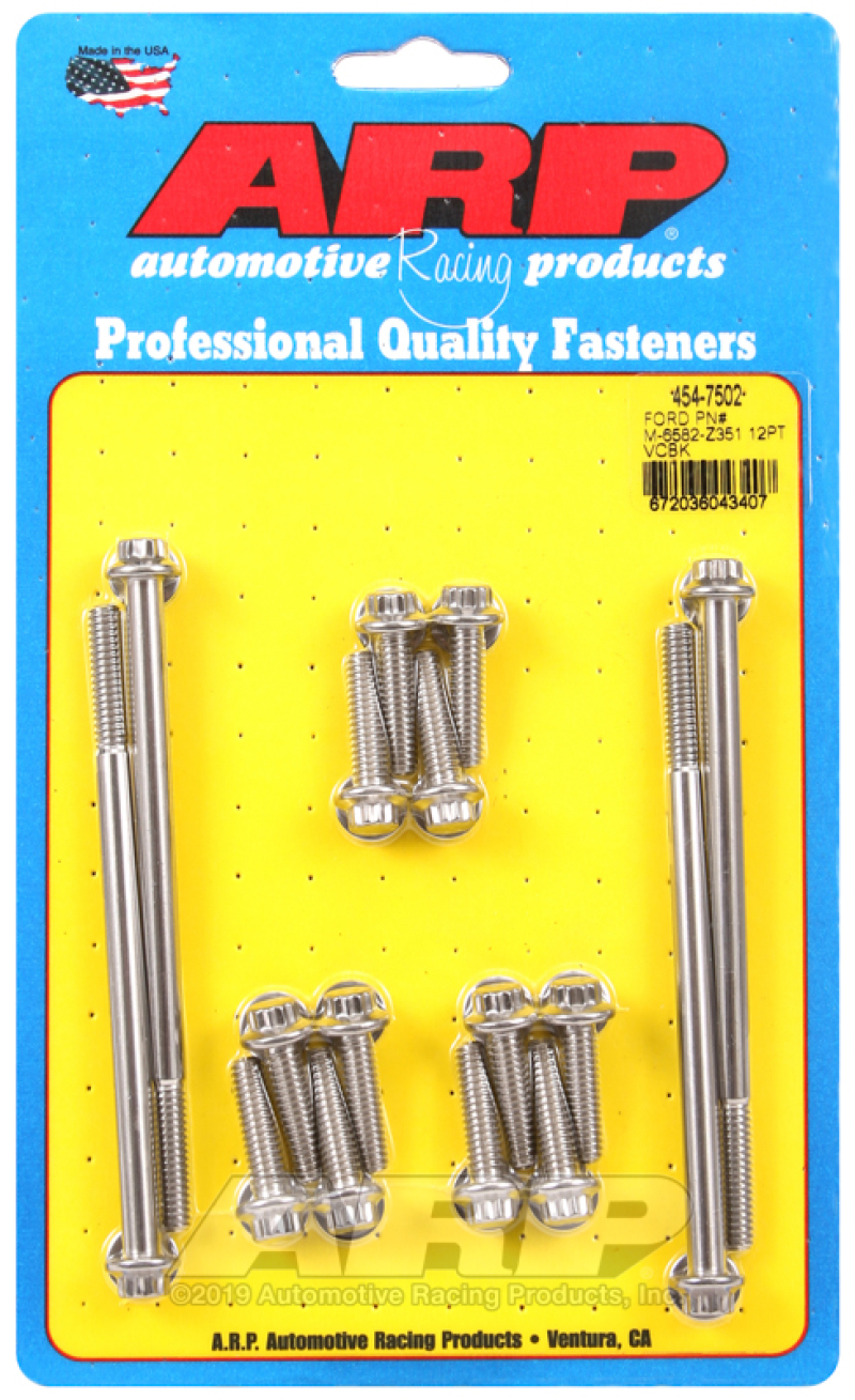 Picture of ARP Valve Cover Bolt Kit Hardware Kits - 454-7502