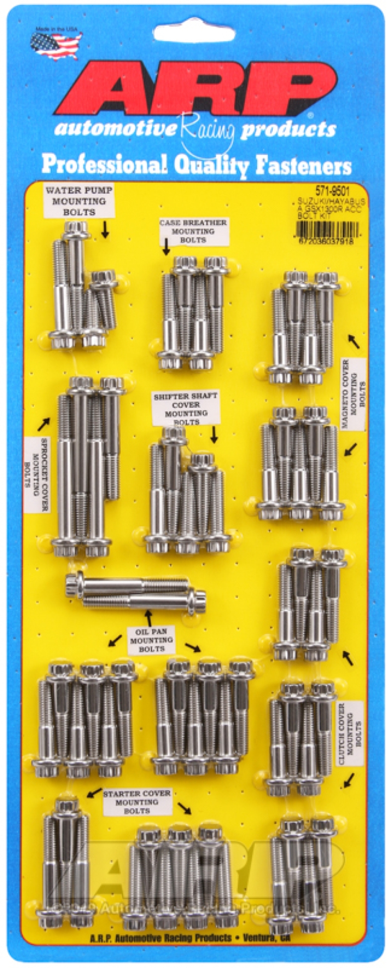 Picture of ARP Powersports Engine Fasteners Hardware Kits - 571-9501