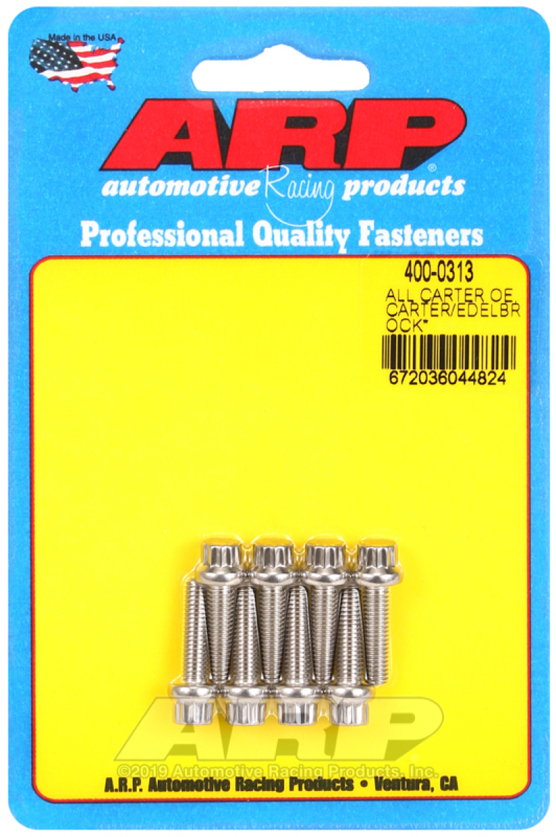 Picture of ARP Carburetor Bolt Kits - 400-0313