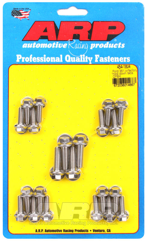 Picture of ARP Oil Pan Bolt Kits Hardware Kits - 454-1804