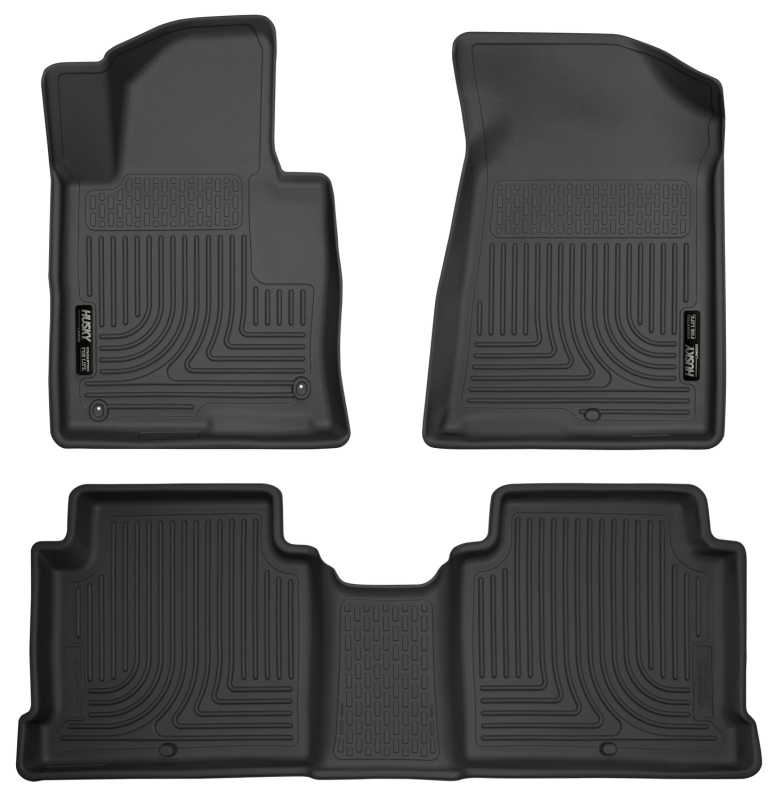 Picture of Husky Liners HL WB-Combo-Black Floor Mats - 96361