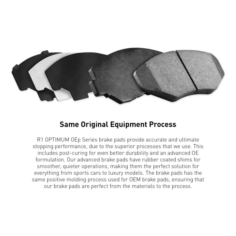 Picture of R1 Concepts RNC Optimum OE Brake Pads - 2551-1646-00