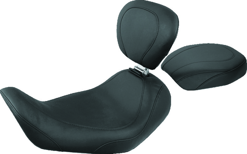Picture of Mustang Motorcycle MMP Solo with Driver Backrest Original Solo Motorcycle Seats - 79800