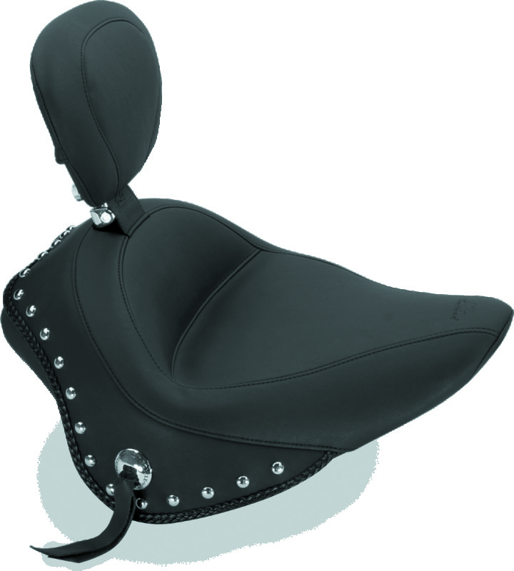 Picture of Mustang Motorcycle MMP Solo with Driver Backrest Studs Solo Motorcycle Seats - 79740