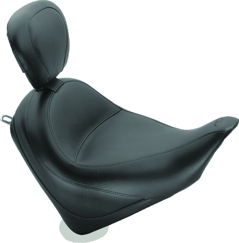 Picture of Mustang Motorcycle MMP Solo with Driver Backrest Original Solo Motorcycle Seats - 79628