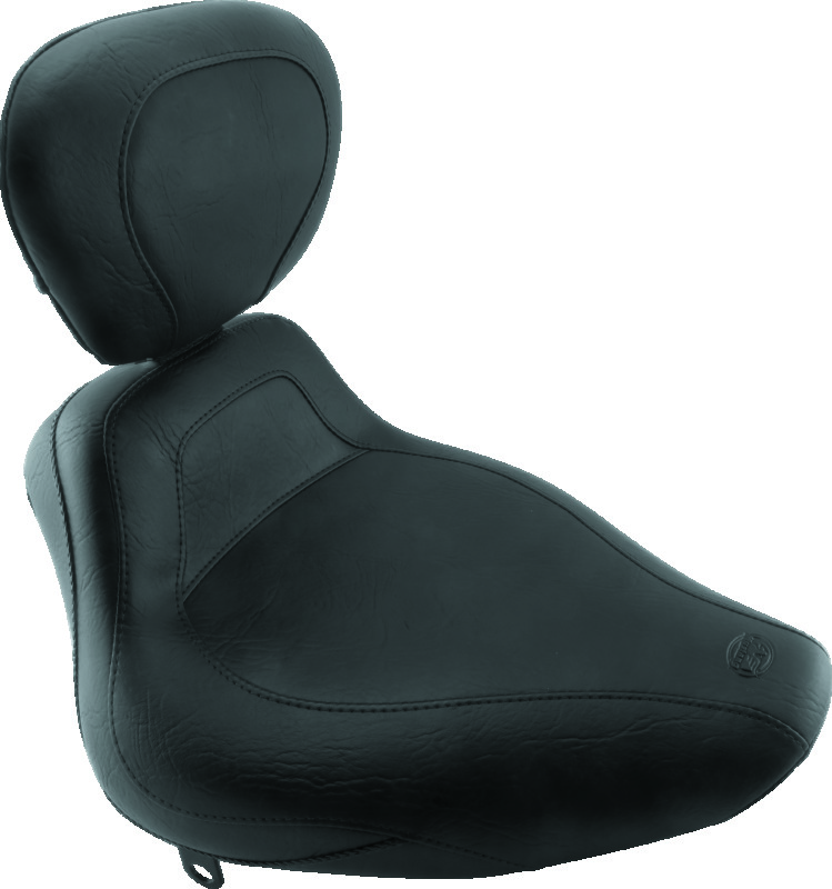 Picture of Mustang Motorcycle MMP Solo with Driver Backrest Original Solo Motorcycle Seats - 79278