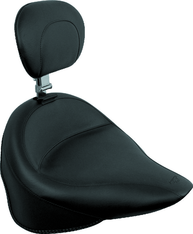 Picture of Mustang Motorcycle MMP Solo with Driver Backrest Original Solo Motorcycle Seats - 79124