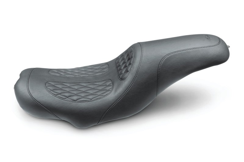 Picture of Mustang Motorcycle MMP 1 Piece Diamond One-Piece Motorcycle Seats - 75224