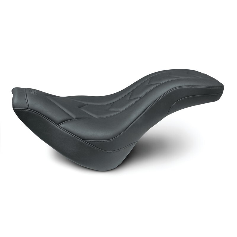 Picture of Mustang Motorcycle MMP 1 Piece Chevron One-Piece Motorcycle Seats - 75159
