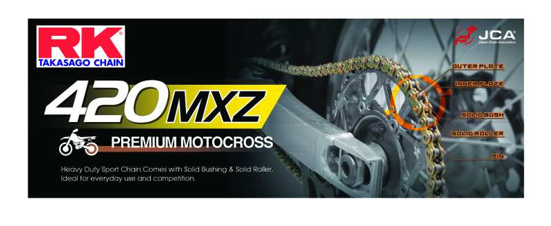 Picture of RK Chain RKC Non Sealed Chain - 420MXZ-126