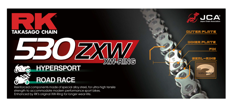 Picture of RK Chain RKC Non Sealed Chain - CC530ZXW-130
