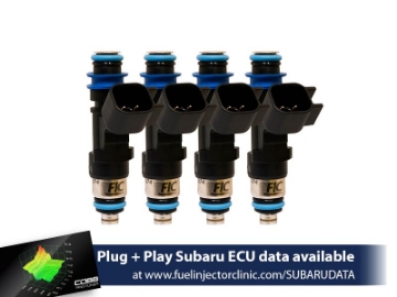 Picture of FIC650cc FIC Top-Feed Converted Subaru STi ('04-'06) Legacy GT ('05-'06) Fuel Injector Clinic Injector Set (High-Z)