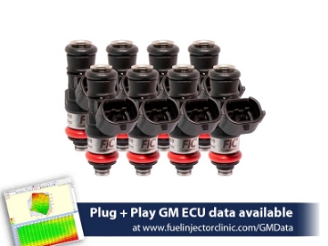 Picture of FIC2150cc (180 lbs/hr at OE 58 PSI fuel pressure) FIC Fuel Injector Clinic Injector Set for 6.2 Truck Motors ('09-'13) Injector Sets (High-Z)
