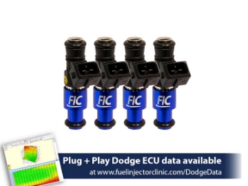 Picture of FIC1200cc (Previously 1100cc) FIC Dodge SRT-4 Fuel Injector Clinic Injector Set (High-Z)
