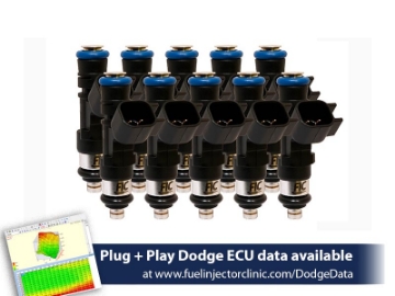 Picture of FIC525cc FIC Fuel Injector Clinic Injector Set for Dodge Viper ZB2 ('08-'10) VX1 ('13-'17)