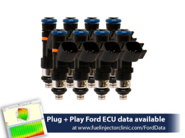 Picture of FIC775cc (74 lbs/hr at 43.5 PSI fuel pressure) FIC Fuel  Injector Clinic Injector Set for Ford Shelby GT500 (2007-2014) / Ford GT40 (2005-2006)(High-Z)