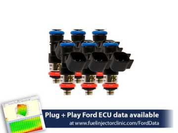 Picture of FIC1650cc (160 lbs/hr at 43.5 PSI fuel pressure) FIC Fuel  Injector Clinic Injector Set for Ford Raptor (2010-2014) Injector Sets