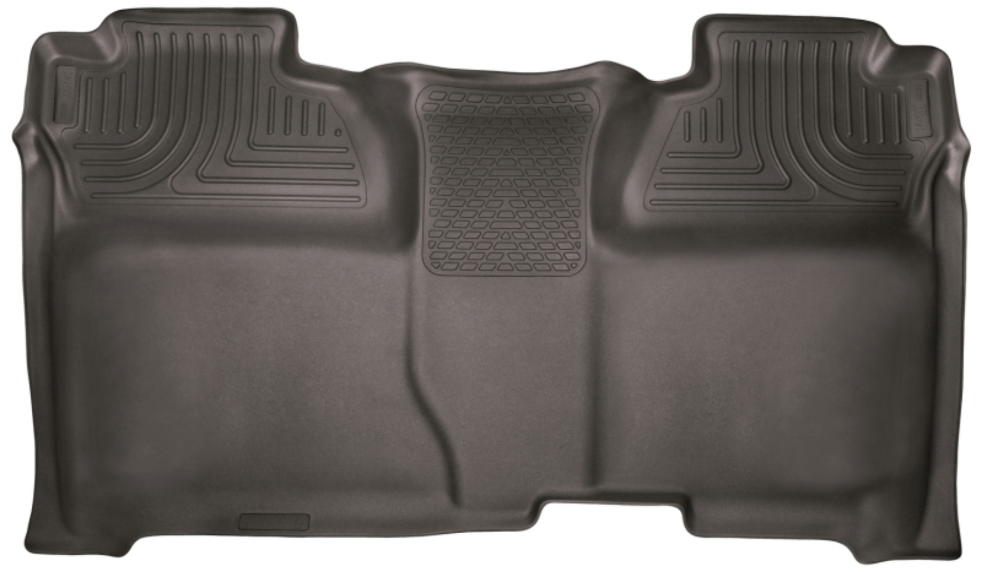 Picture of Husky Liners 14-17 Chevrolet Silverado 1500 Crew Cab X-Act Contour Cocoa 2nd Seat Floor Liner