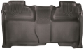 Picture of Husky Liners 14-17 Chevrolet Silverado 1500 Crew Cab X-Act Contour Cocoa 2nd Seat Floor Liner