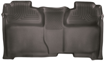 Picture of Husky Liners 14-17 Chevrolet Silverado 1500 Crew Cab X-Act Contour Cocoa 2nd Seat Floor Liner