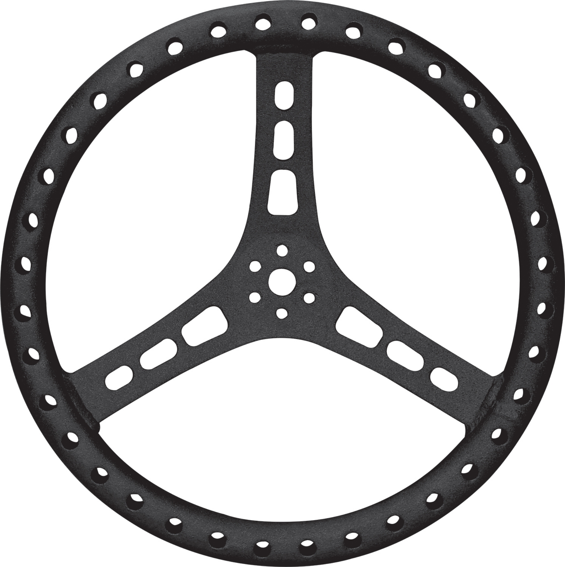 Picture of 15in Steering Wheel L/W Aluminum Black