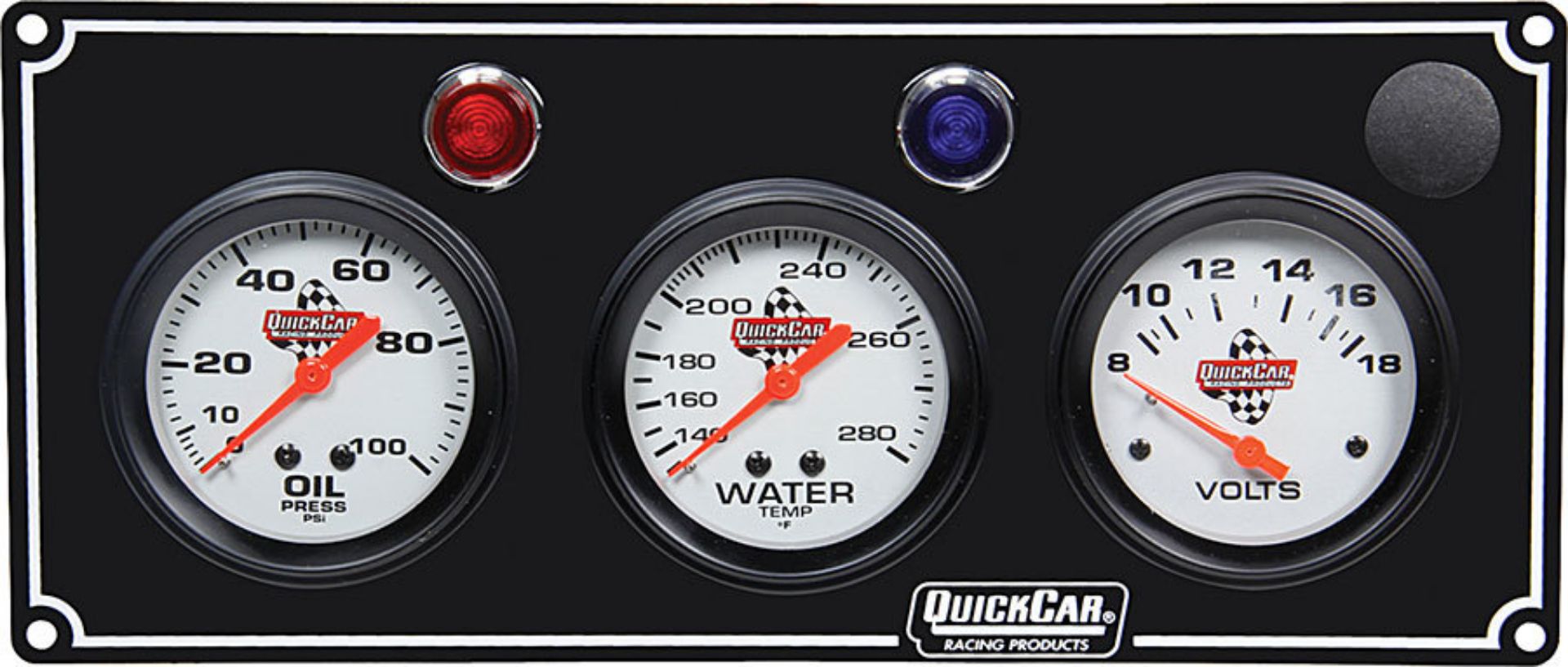 Picture of 3 Gauge Panel OP/WT/Volt Black