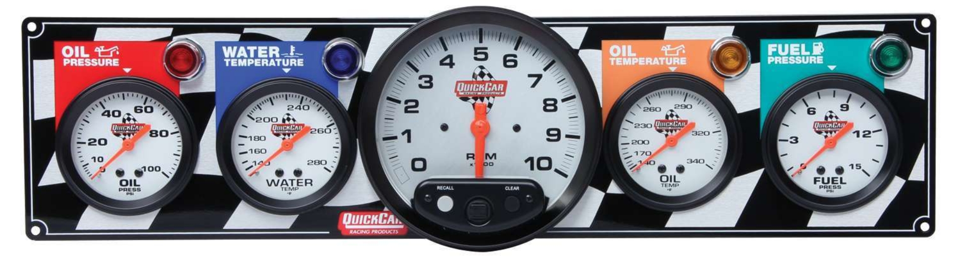 Picture of 4 Gauge Panel W/ 5in Tach