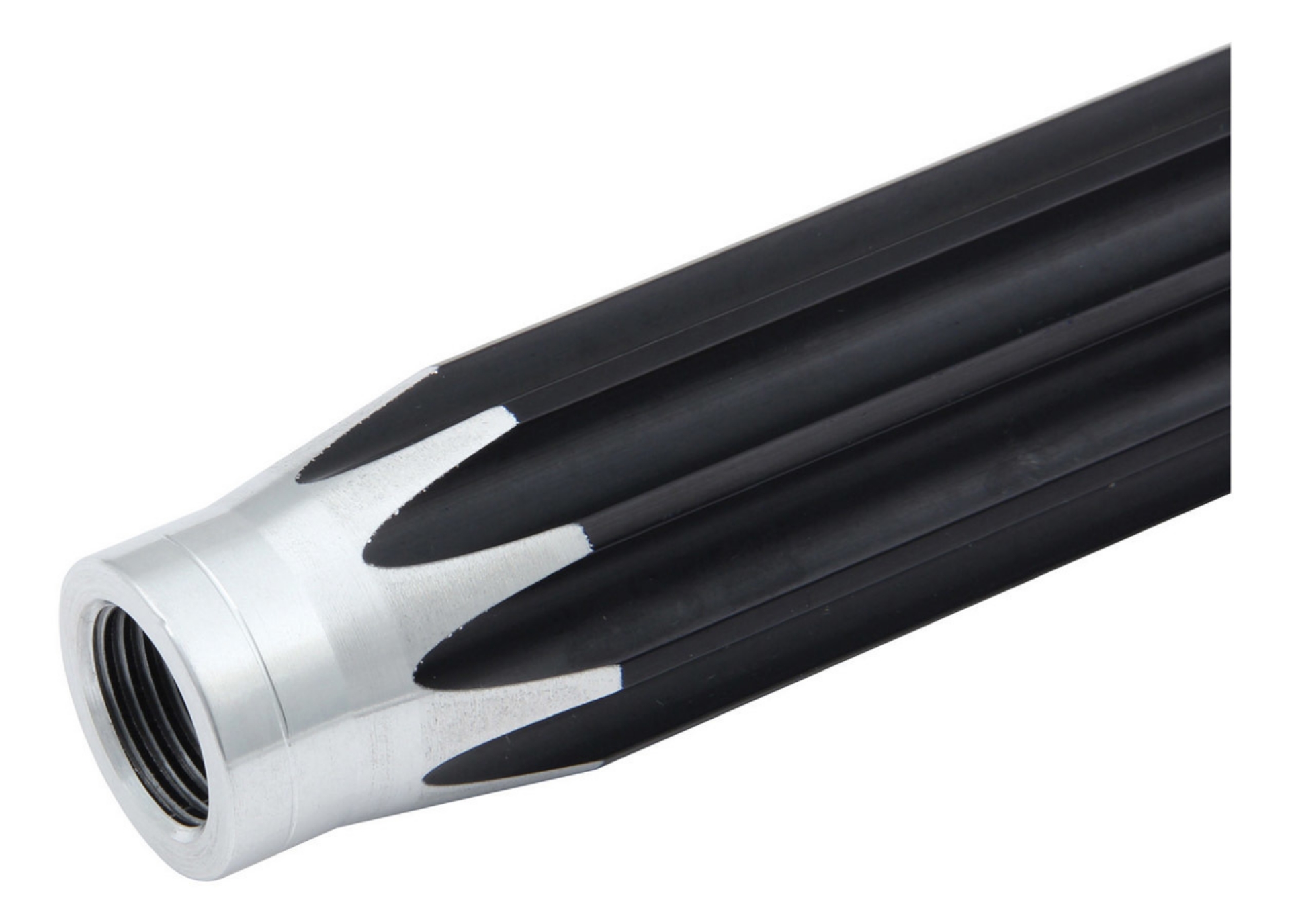 Picture of 8mm Aluminum Scalloped Tube - 10.5in.
