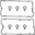 Picture of 6G72 DOHC Stealth / 3000GT Valve Cover Gasket Set (Replaces MD186786)