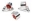Picture of Innovative 88-91 Civic B-Series Black Aluminum Mounts 75A Bushings Cable