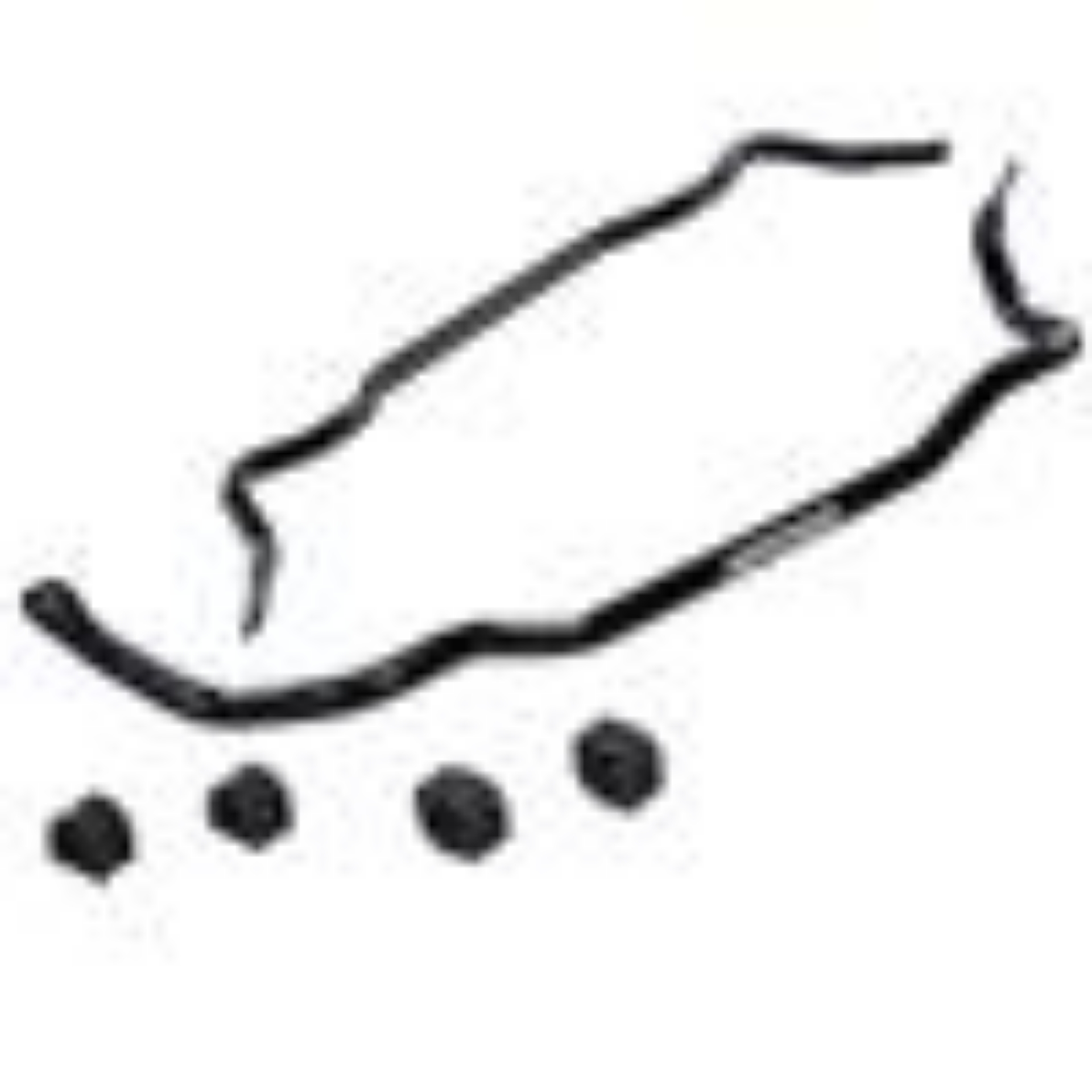 Picture of TiAL Sport 2-25in ID 4 Ply Poly 3in Long Coolant Hose - Glossy Black TIAL41GB-225X3
