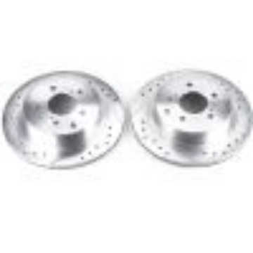 Picture of Power Stop 89-96 Nissan 300ZX Rear Evolution Drilled & Slotted Rotors - Pair