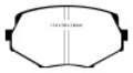 Picture of EBC 94-01 Mazda Miata MX5 1-8 Yellowstuff Front Brake Pads
