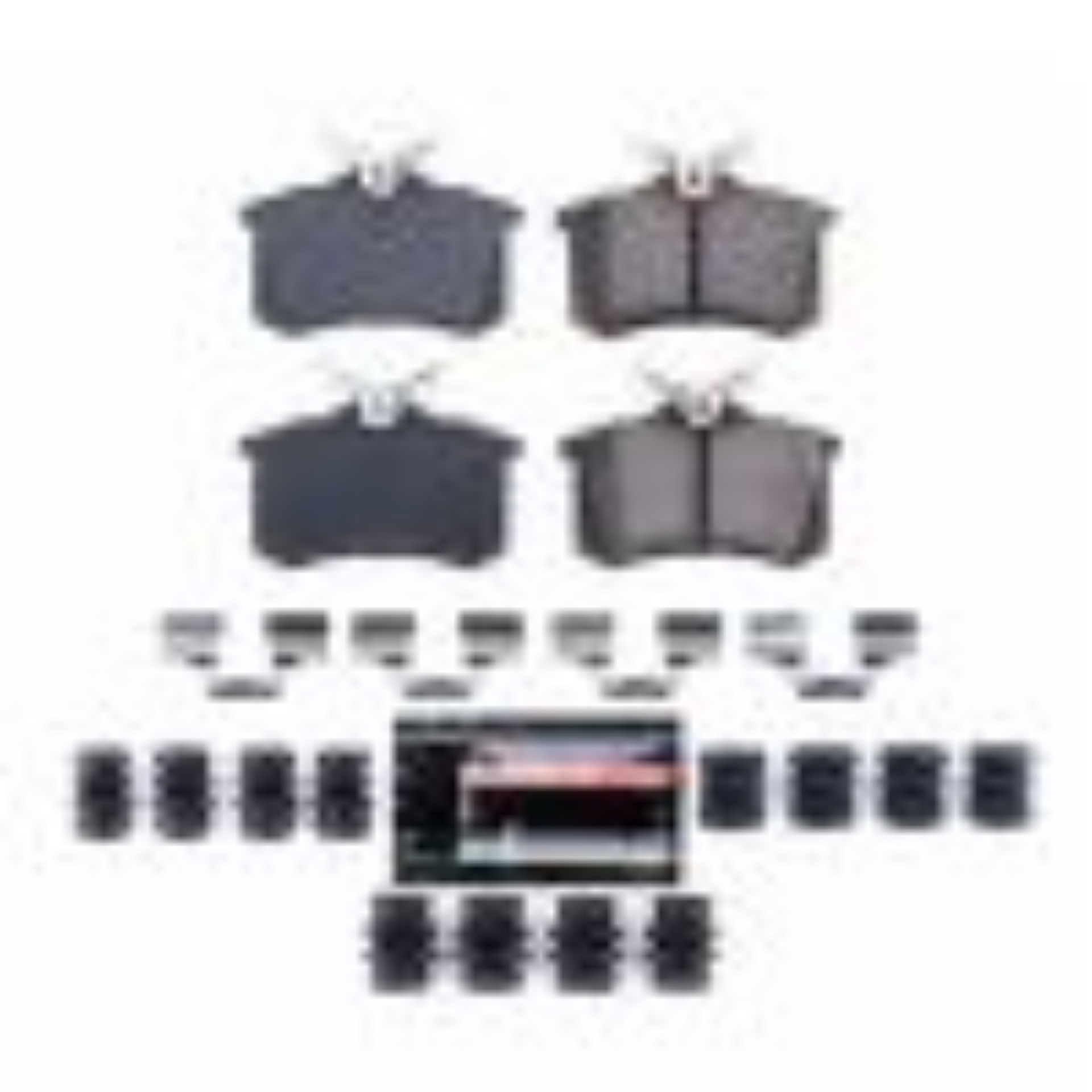 Picture of Power Stop 03-04 Audi A4 Rear Z23 Evolution Sport Brake Pads w-Hardware