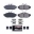 Picture of Power Stop 01-02 Dodge Viper Rear Z23 Evolution Sport Brake Pads w-Hardware