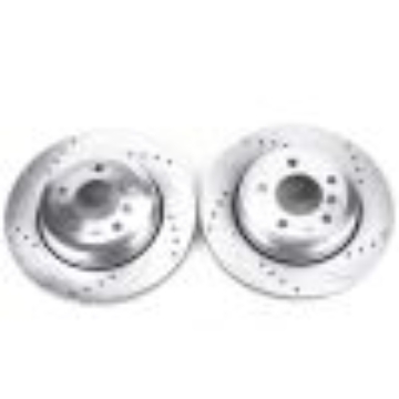 Picture of Power Stop 04-07 BMW 525i Rear Evolution Drilled & Slotted Rotors - Pair