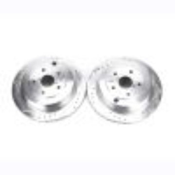 Picture of Power Stop 06-07 Subaru B9 Tribeca Rear Evolution Drilled & Slotted Rotors - Pair