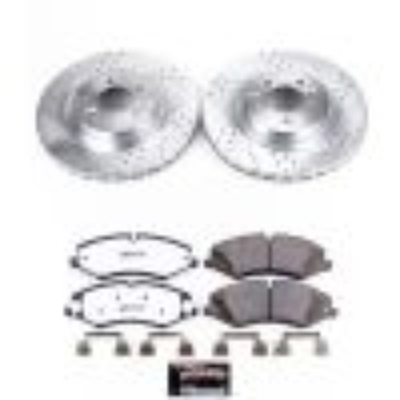 Picture of Power Stop 2017 Land Rover Discovery Front Z36 Truck & Tow Brake Kit