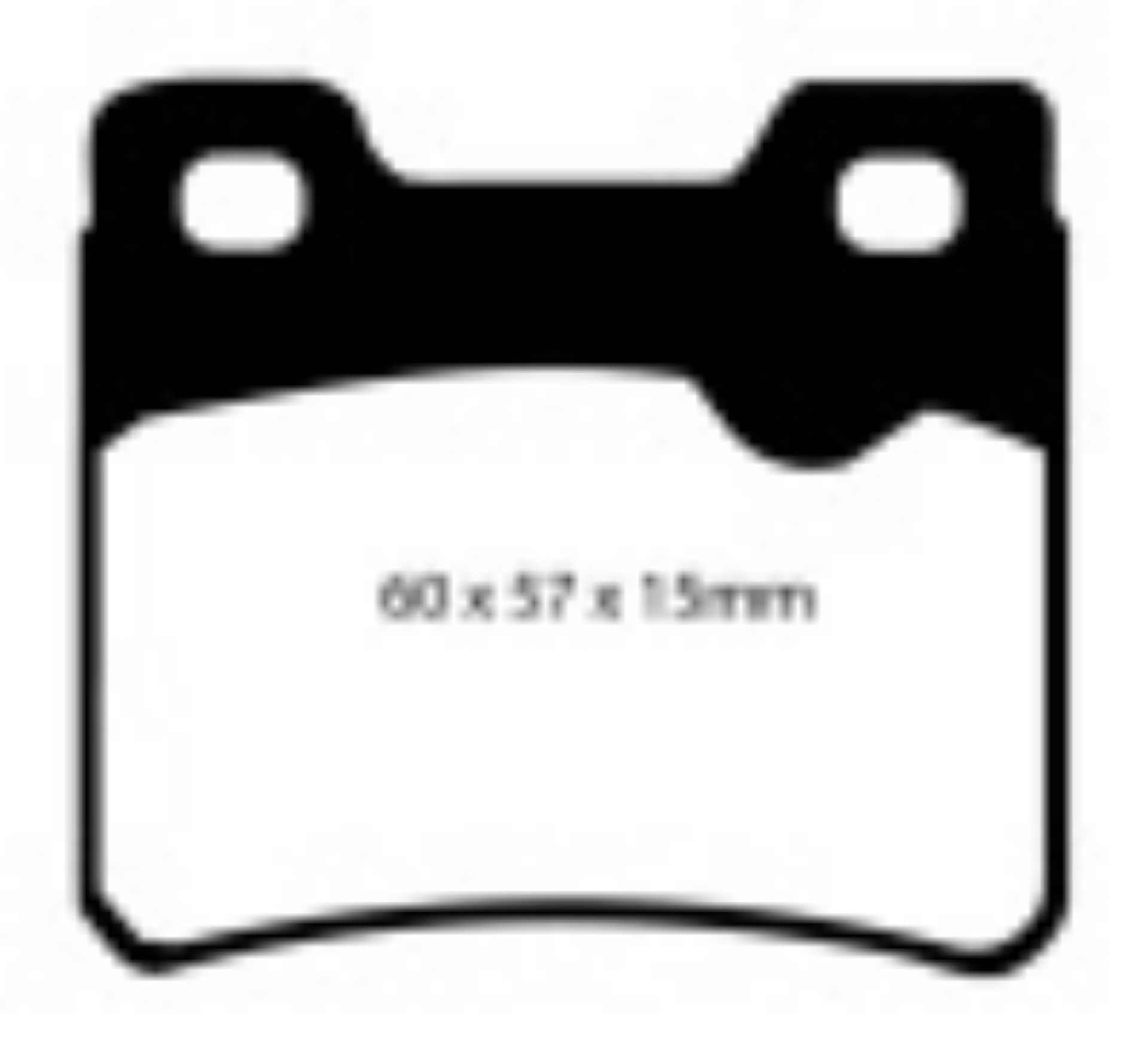 Picture of EBC 94-96 Saab 900 2-0 Turbo Redstuff Rear Brake Pads