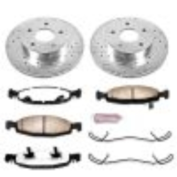 Picture of Power Stop 99-02 Jeep Grand Cherokee Front Z36 Truck & Tow Brake Kit