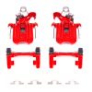 Picture of Power Stop 03-05 Audi A4 Rear Red Calipers w-Brackets - Pair